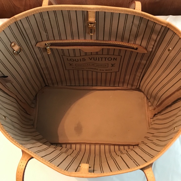 Authentic Louis Vuitton Monogram Neverfull MM - Picture 3 of 12